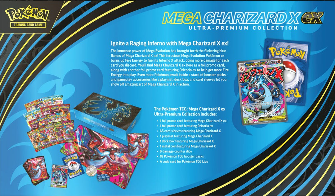 Pokémon TCG: Mega Charizard  X EX Ultra Premium Collection
