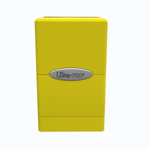 Ultra Pro Deck Box: Satin Tower 100+ - Solid Yellow