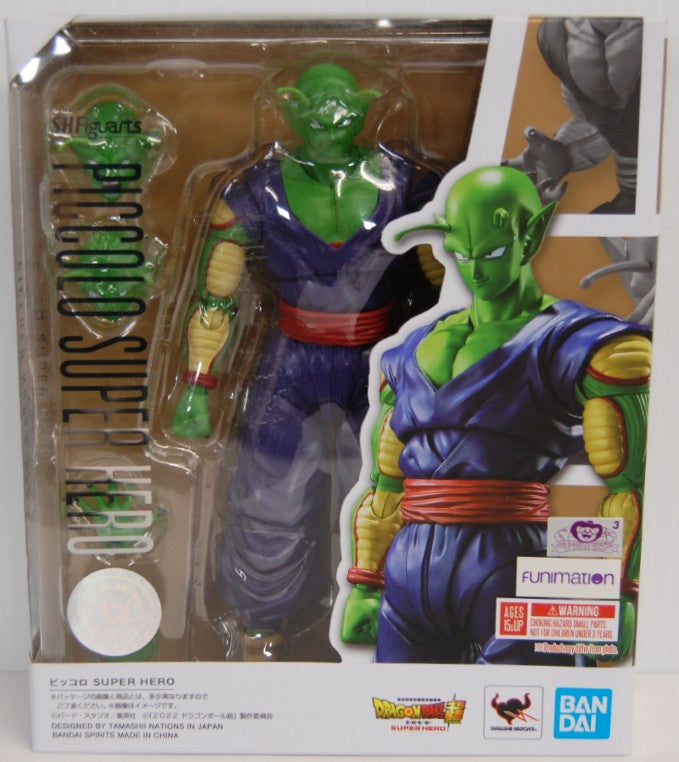 S.H.Figuarts Dragon Ball Super: Piccolo Super Hero Figure - Reissue (Open Box)