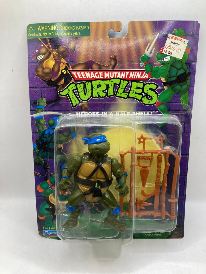 Teenage Mutant Ninja Turtles Leonardo Action Figure Playmates 1998 Reissue