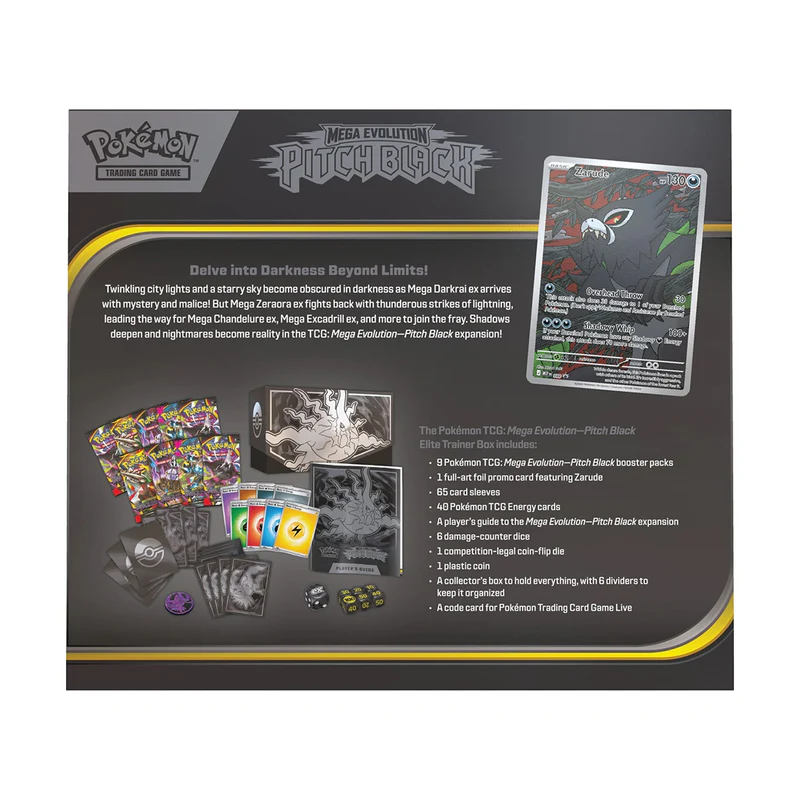Pokémon TCG: Mega Evolution 05 - Pitch Black Elite Trainer Box