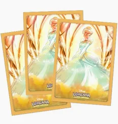 Disney Lorcana TCG: Archazia’s Island - Card Sleeves: Cinderella - Ballroom Sensation (65 Ct)