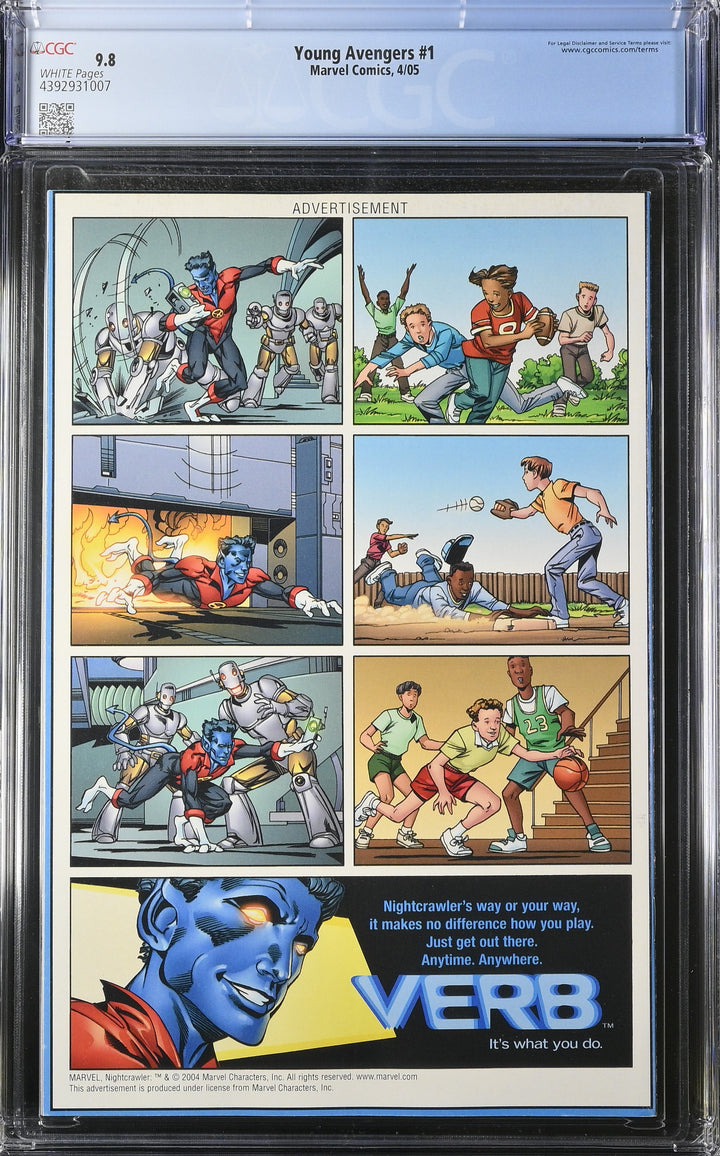 Young Avengers #1 CGC 9.8