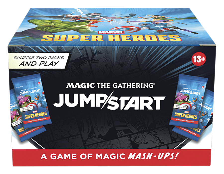Magic: The Gathering - Marvel Super Heroes - Jumpstart Booster Box (24 Ct)
