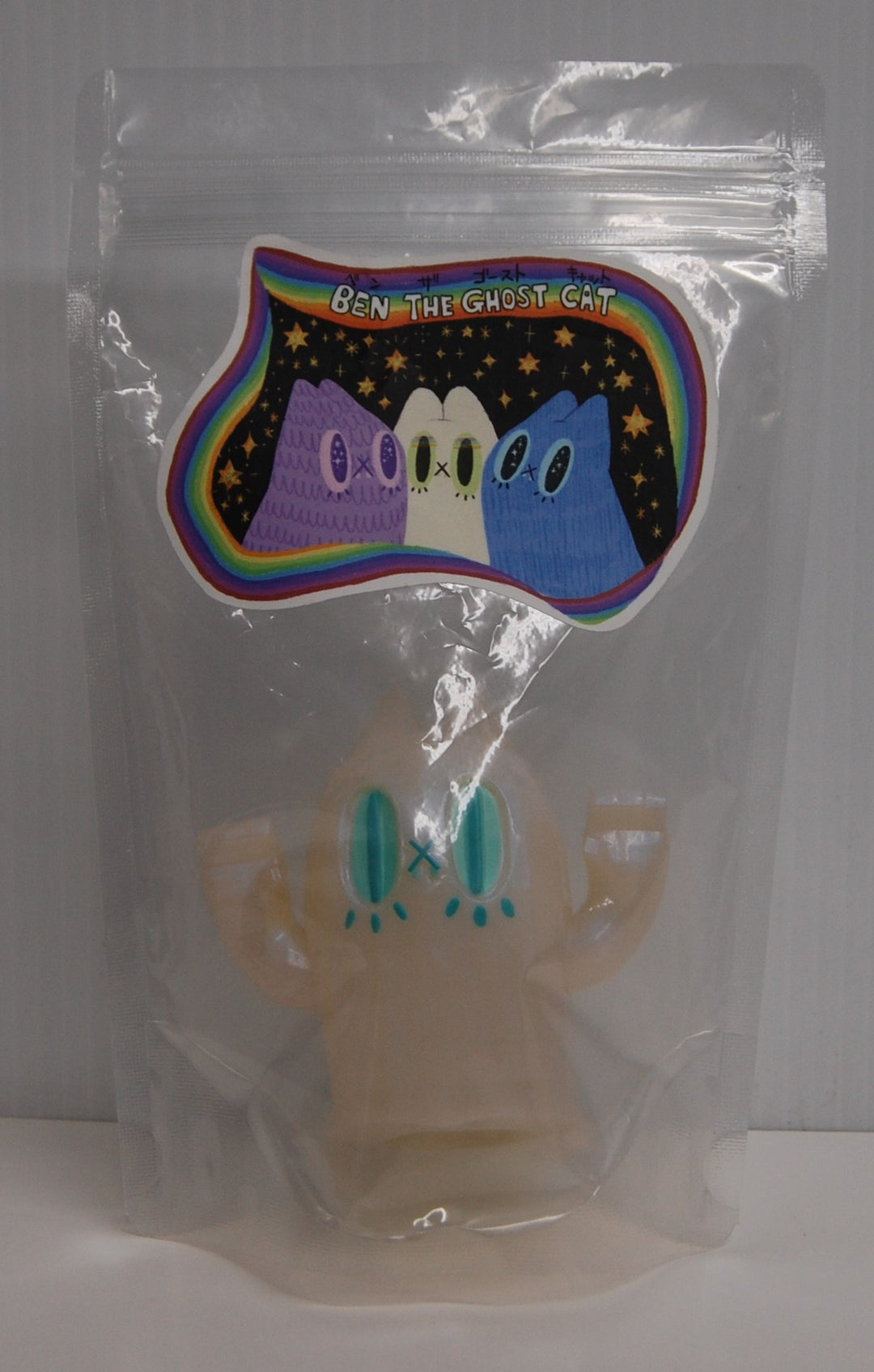 Ben The Ghost Cat - Mao Sofubi Vinyl Figure (White)