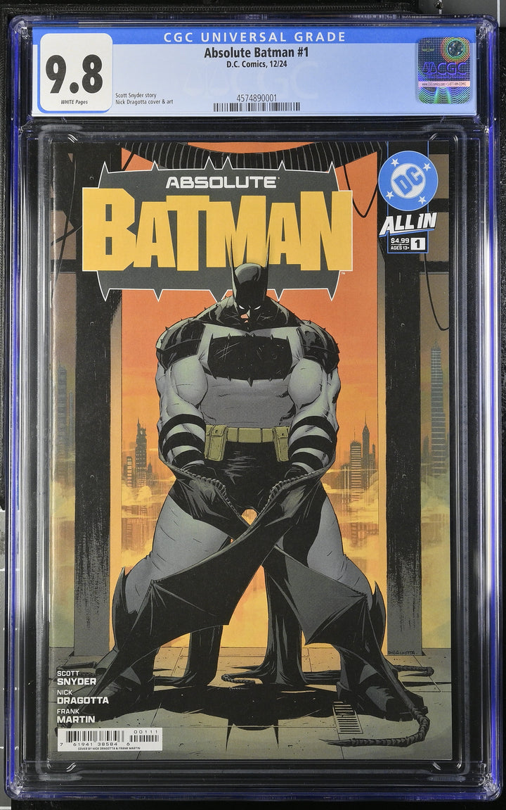 Absolute Batman #1 CGC 9.8