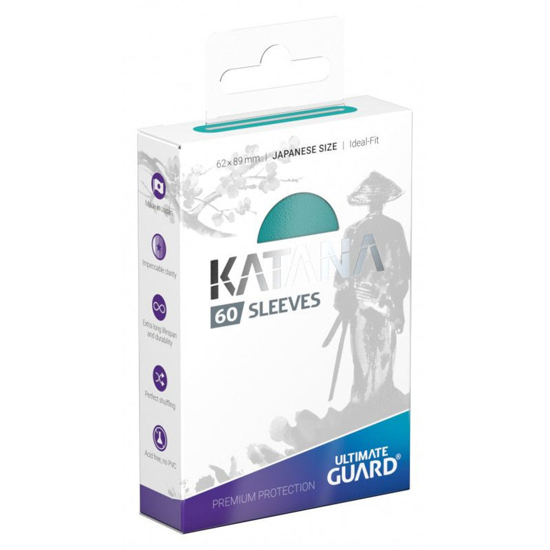 Ultimate Guard Katana Japanese Card Sleeves - Turqoise (60 Ct)