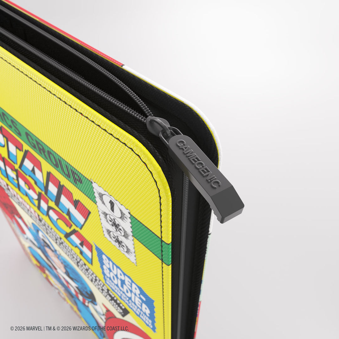 Magic: The Gathering: Marvel Super Heroes: 18-Pocket Zip-Up Binder - Captain America/Black Panther