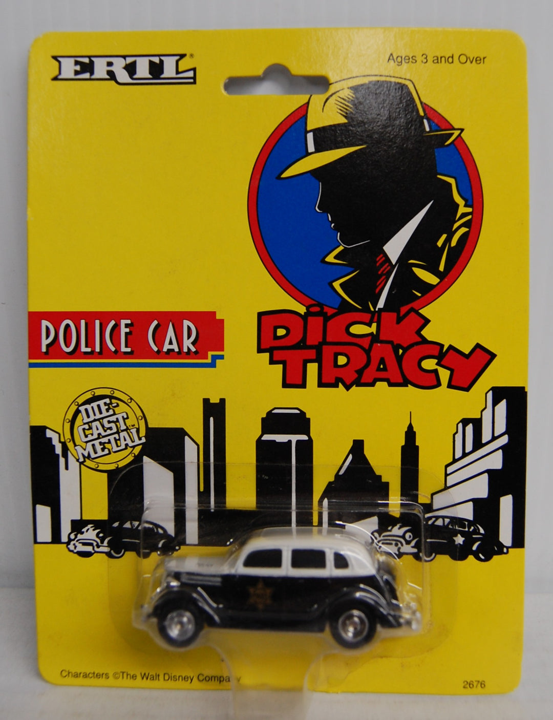 Dick Tracy - Police Car - Die-Cast 1990 ERTL 2676