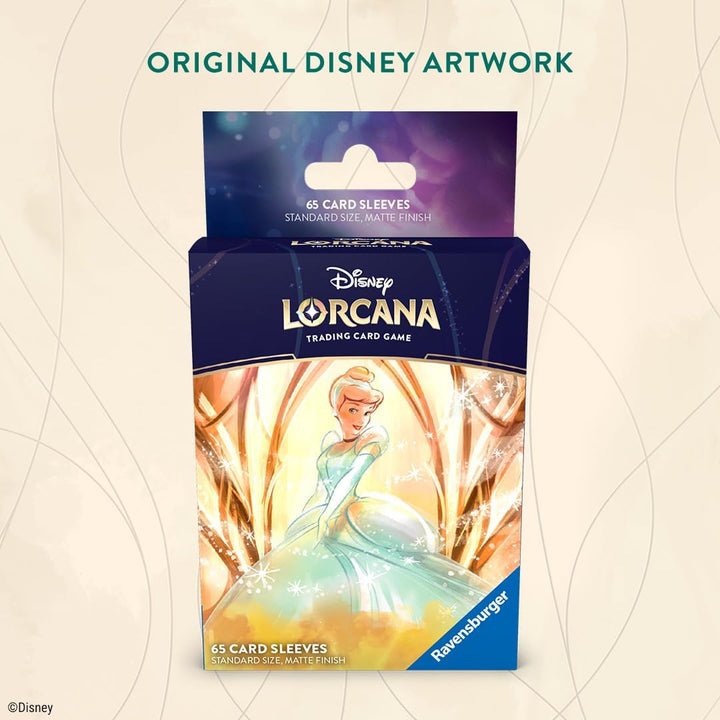 Disney Lorcana TCG: Archazia’s Island - Card Sleeves: Cinderella - Ballroom Sensation (65 Ct)