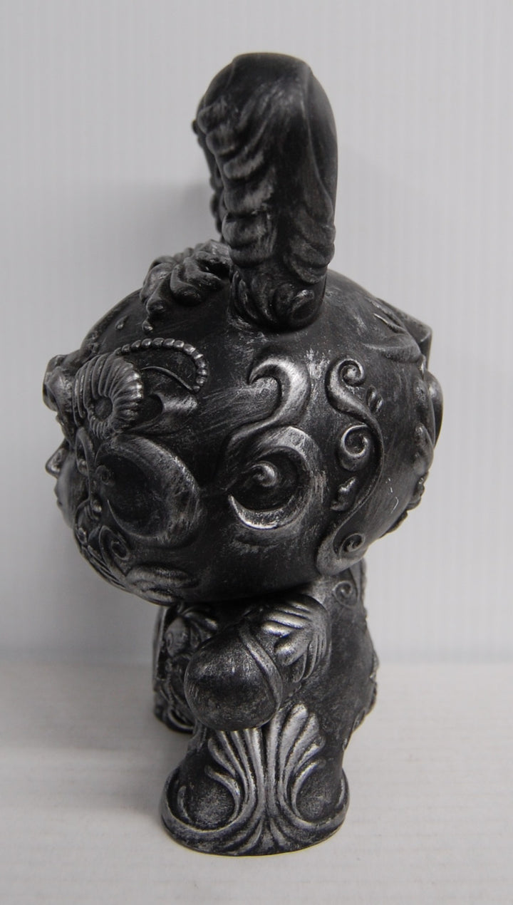 Kidrobot JRYU - ITS A FAD (Black/Silver) Dunny 8" Figure - Complete w/ Key
