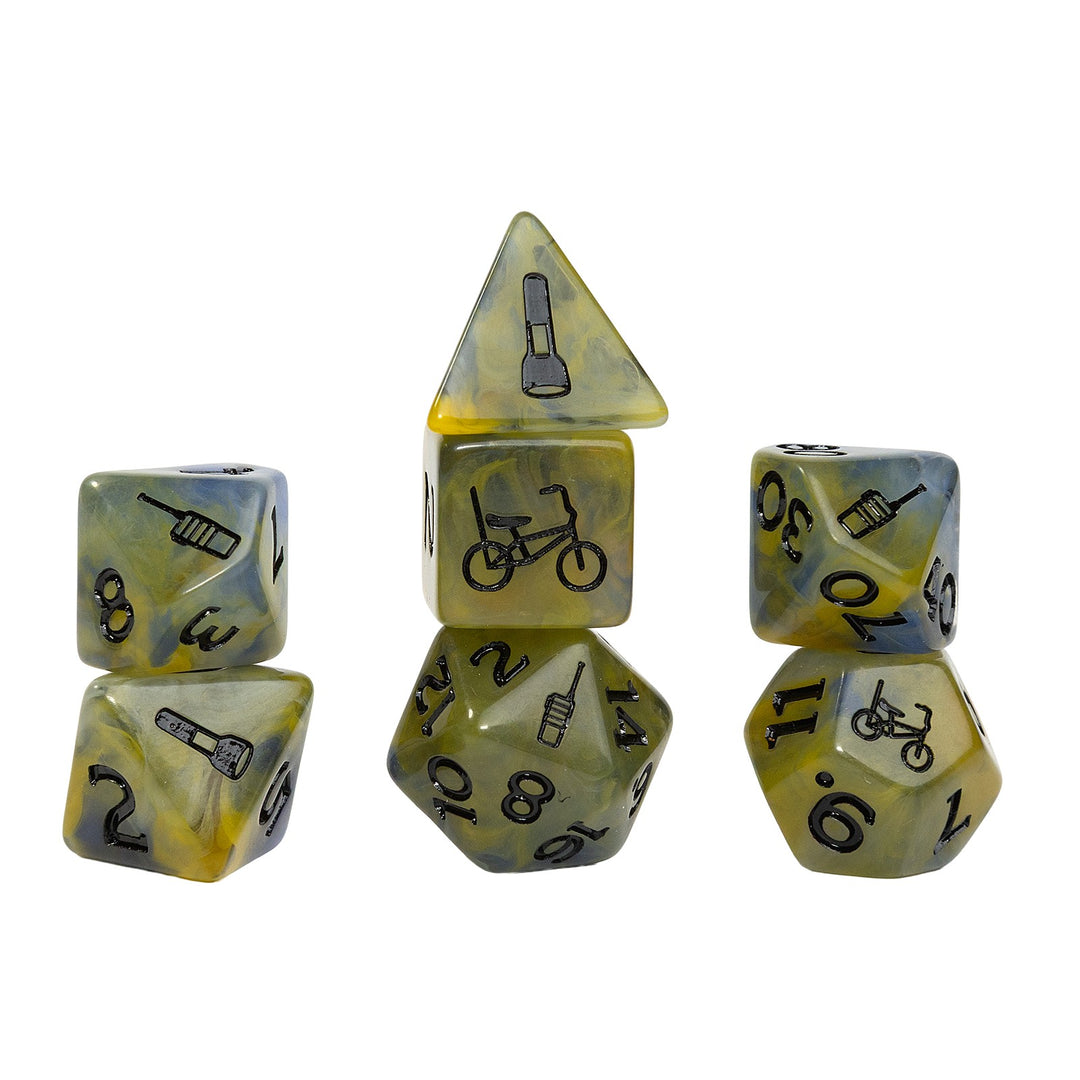 Sirius Dice: 7 Ct Stranger Things Adventure Dice - Mike