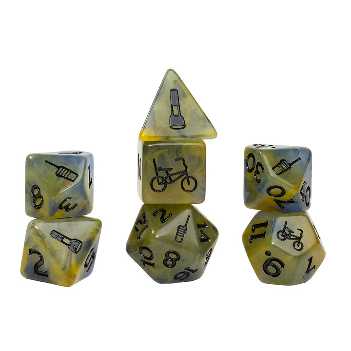 Sirius Dice: 7 Ct Stranger Things Adventure Dice - Mike