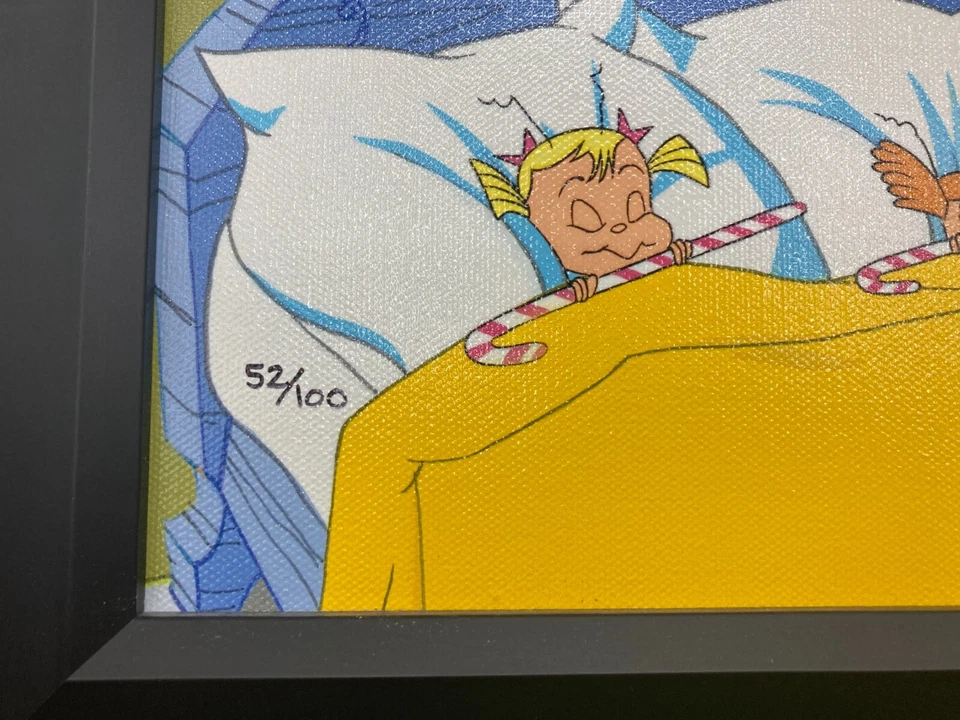 Grinch Stole Christmas Dr. Suess Candy Cane Caper Limited 52 of 100 & Certificate