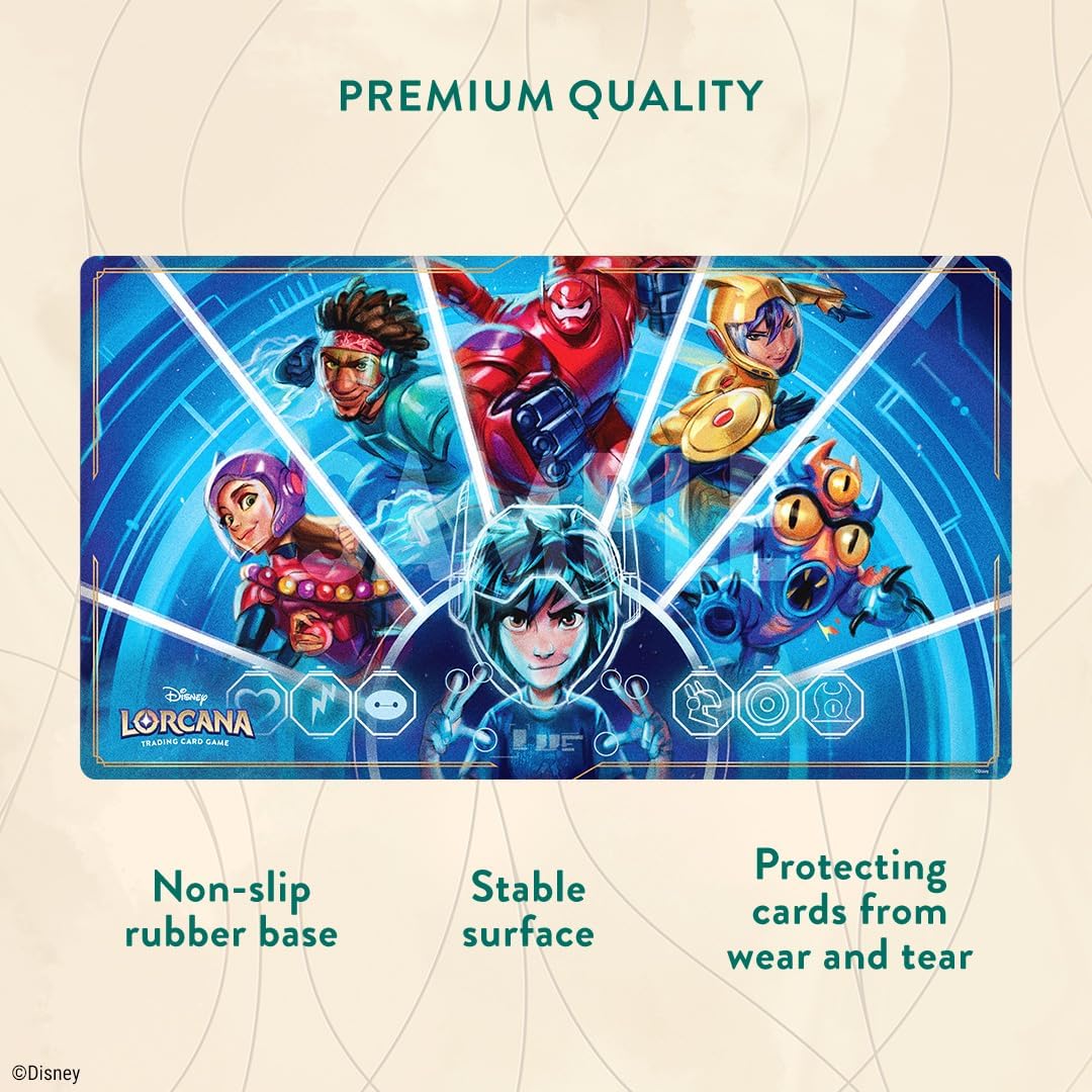 Disney Lorcana TCG: Archazia’s Island Playmat - Big Hero 6: We Could Be Immortals