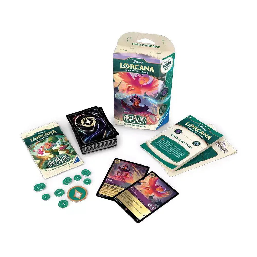 Disney Lorcana TCG: Archazia’s Island - Starter Deck: Amethyst/Steel (Iago & Jafar)
