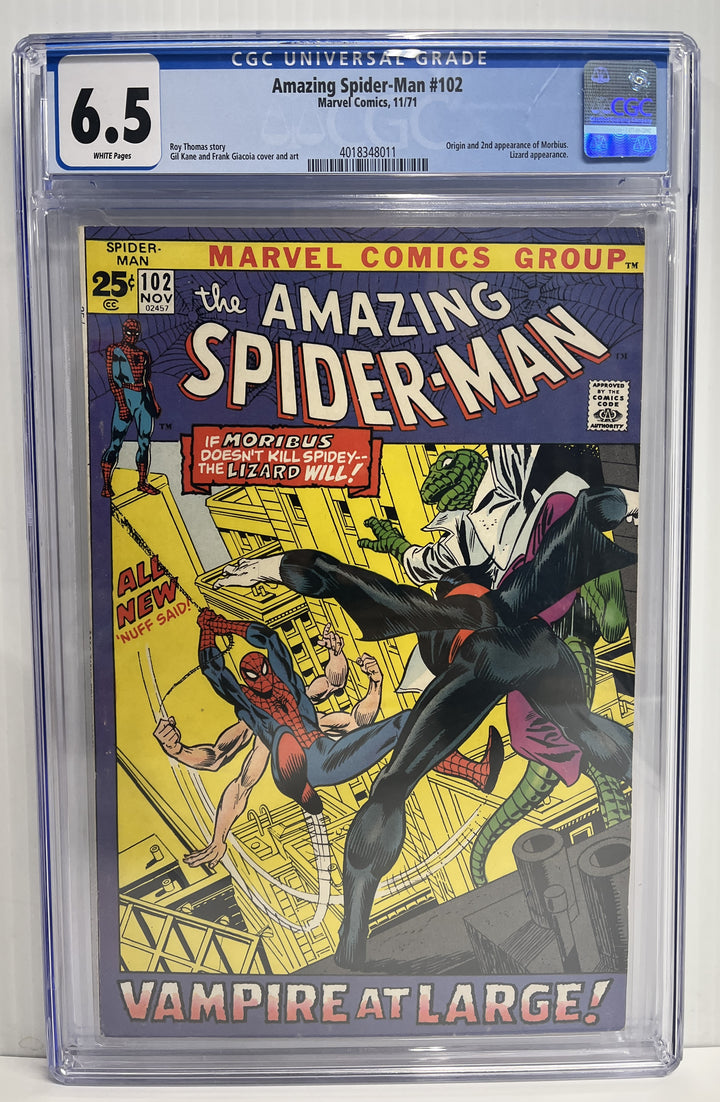 Amazing Spider-Man #102 CGC 6.5