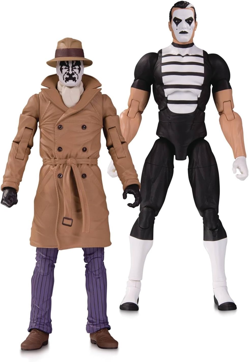 Doomsday Clock - Rorschach & Mime 2-Pack Figures - 2018 DC Collectibles