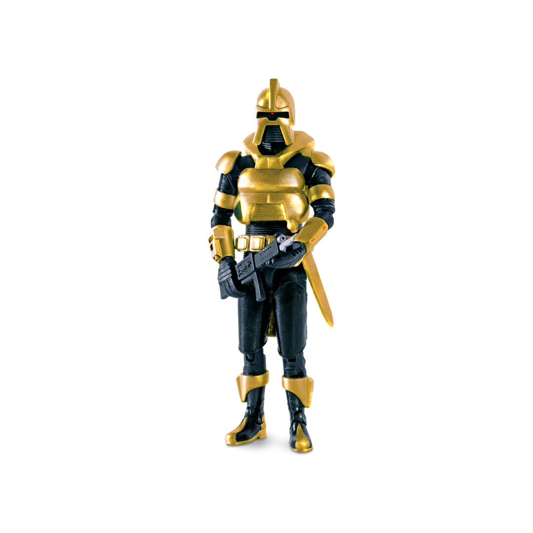 Battlestar Galactica 1978 Cylon Command Centurion (Gold) Wave 1 3 3/4-Inch Action Figure
