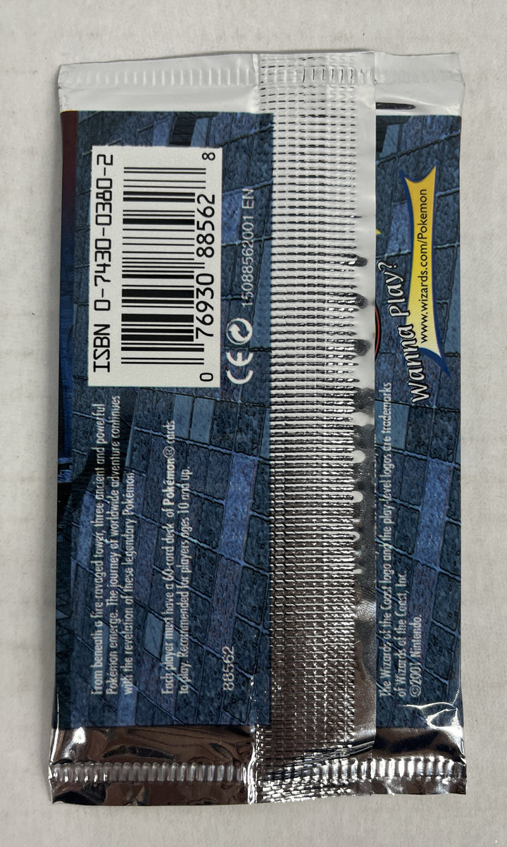 Pokemon TCG: 2001 Neo Revelation 1st Edition Sealed Booster Pack - Suicune