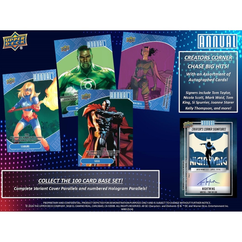 2023/24 Upper Deck DC Annual Hobby Box (16ct)