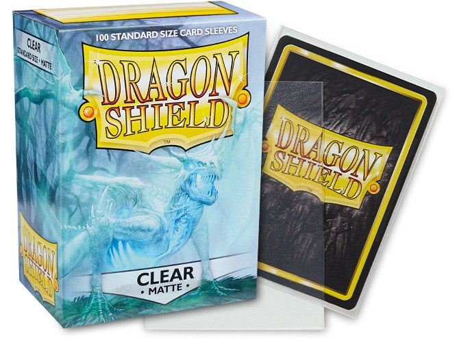 Dragon Shield Card Sleeves - Standard Matte: Clear (100 Ct)