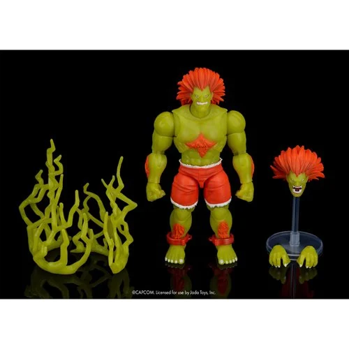 Ultra Street Fighter II Blanka Glow-in-the-Dark 6-Inch Scale Action Figure