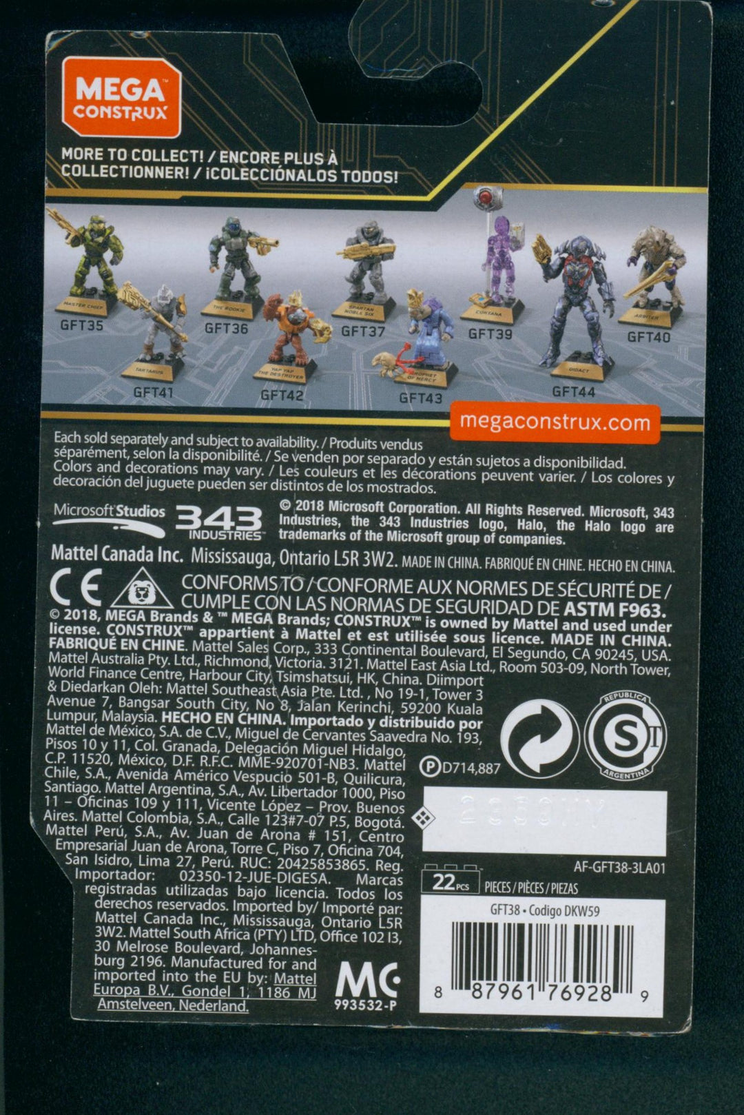 Halo Heroes Series 10 Spartan Kat-B320 Action Figure