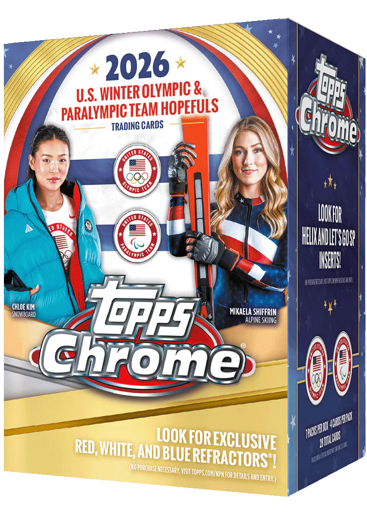2026 Topps Chrome U.S. Olympic & Paralympic Team Hopefuls Value Box