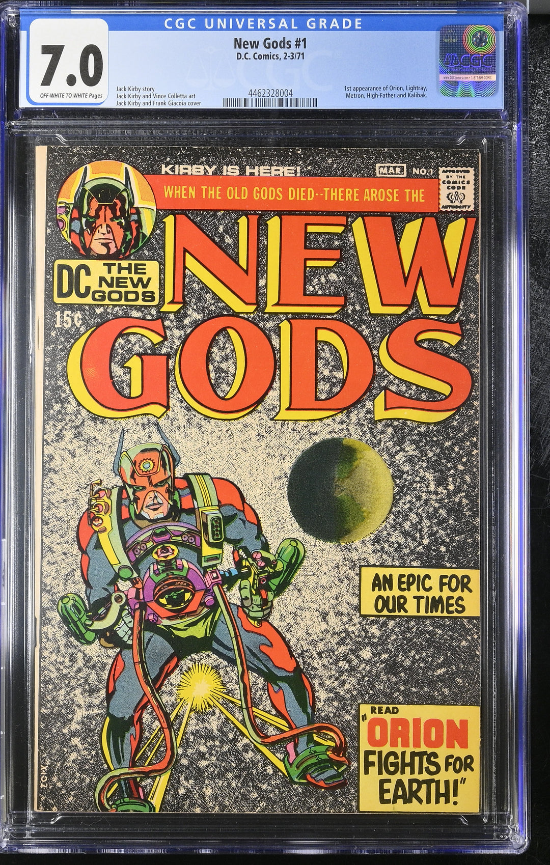 New Gods #1 CGC 7.0