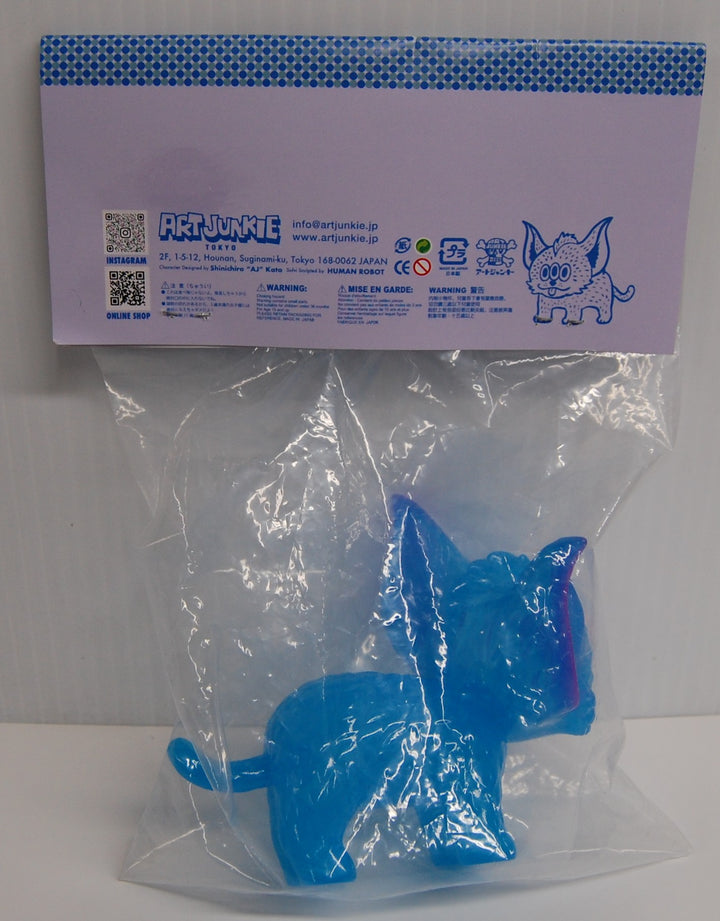 Art Junkie YANCHAR CAT Three Eyed (Milky Blue) Soft Vinyl Figure Toy Sofubi