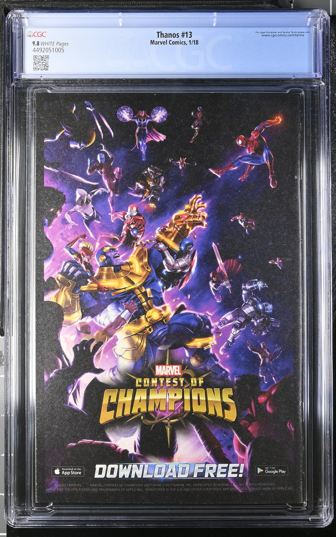 Thanos #13 CGC 9.8