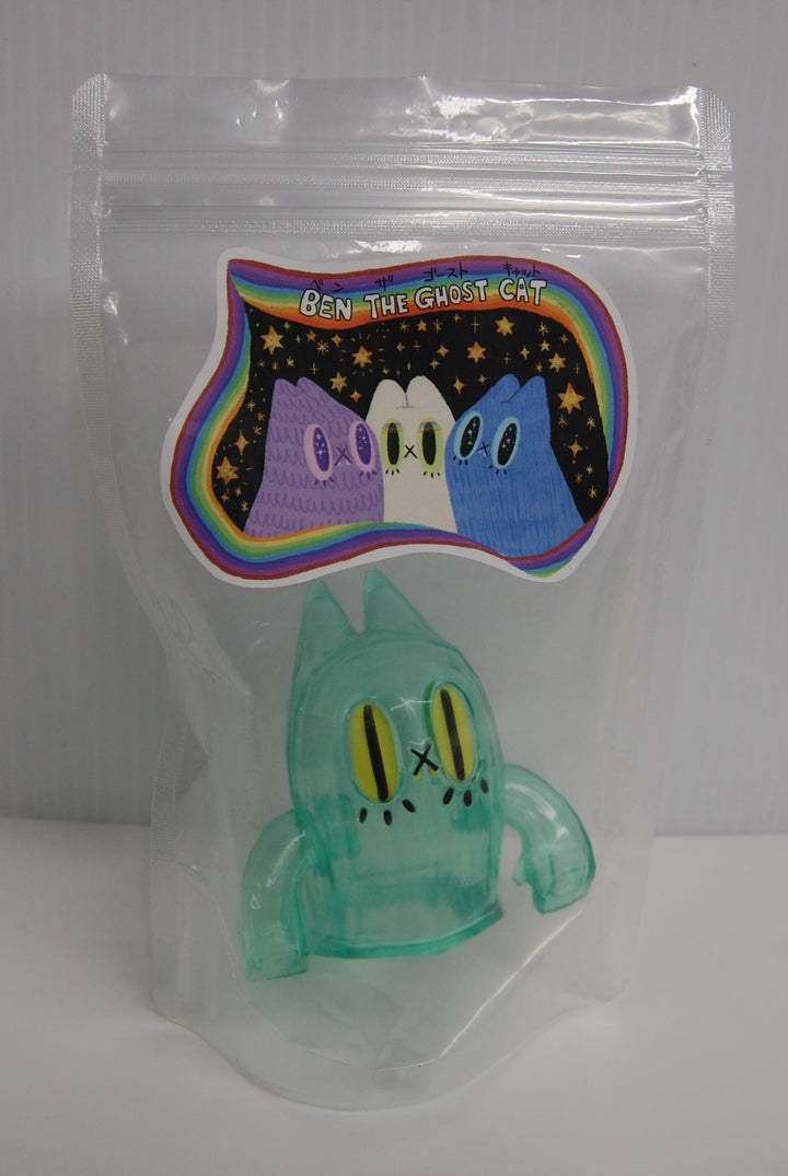 Ben The Ghost Cat - Mao Sofubi Vinyl Figure (Translucent Green)