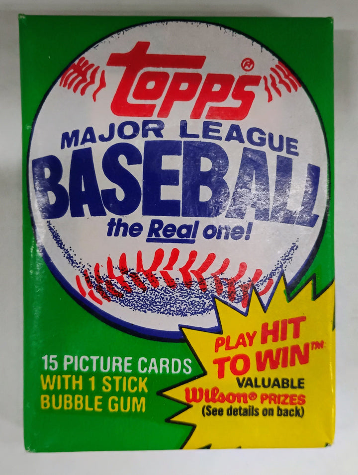 1981 Topps Baseball Wax Pack