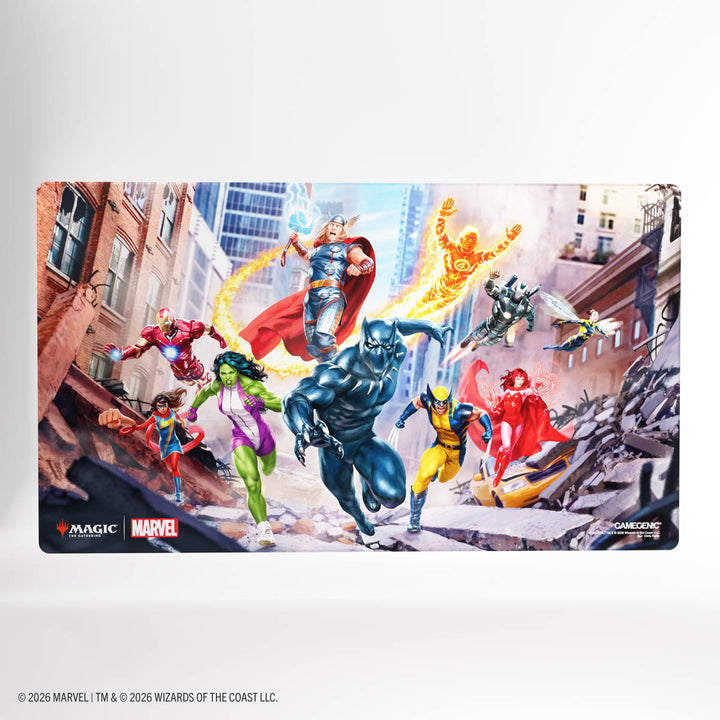Magic the Gathering: Marvel Super Heroes Shiny Playmat - Super Heroes