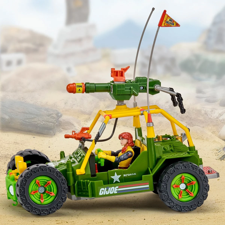Teenage Mutant Ninja Turtles x G.I. Joe All-Weather and Environment (AWE) Shell-Striker Vehicle with Action Figure