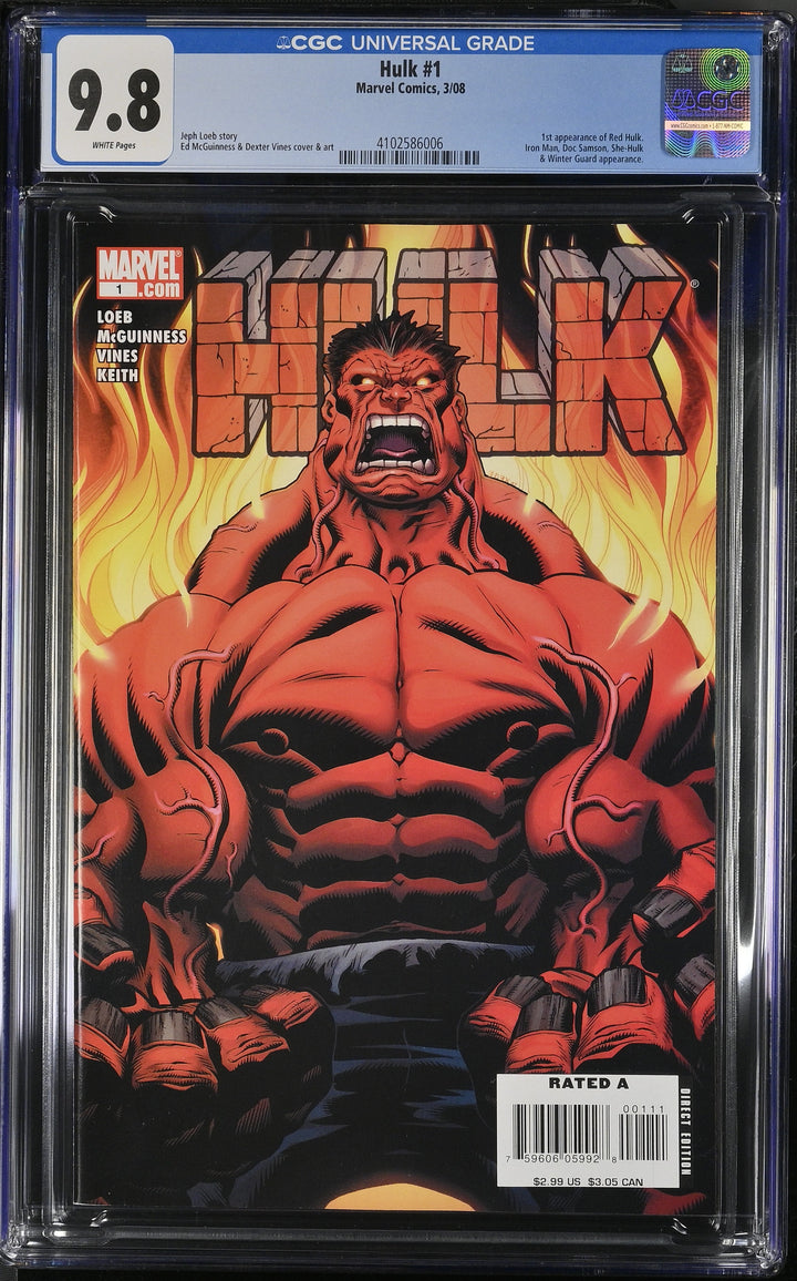 Hulk #1 - 2008 - CGC 9.8