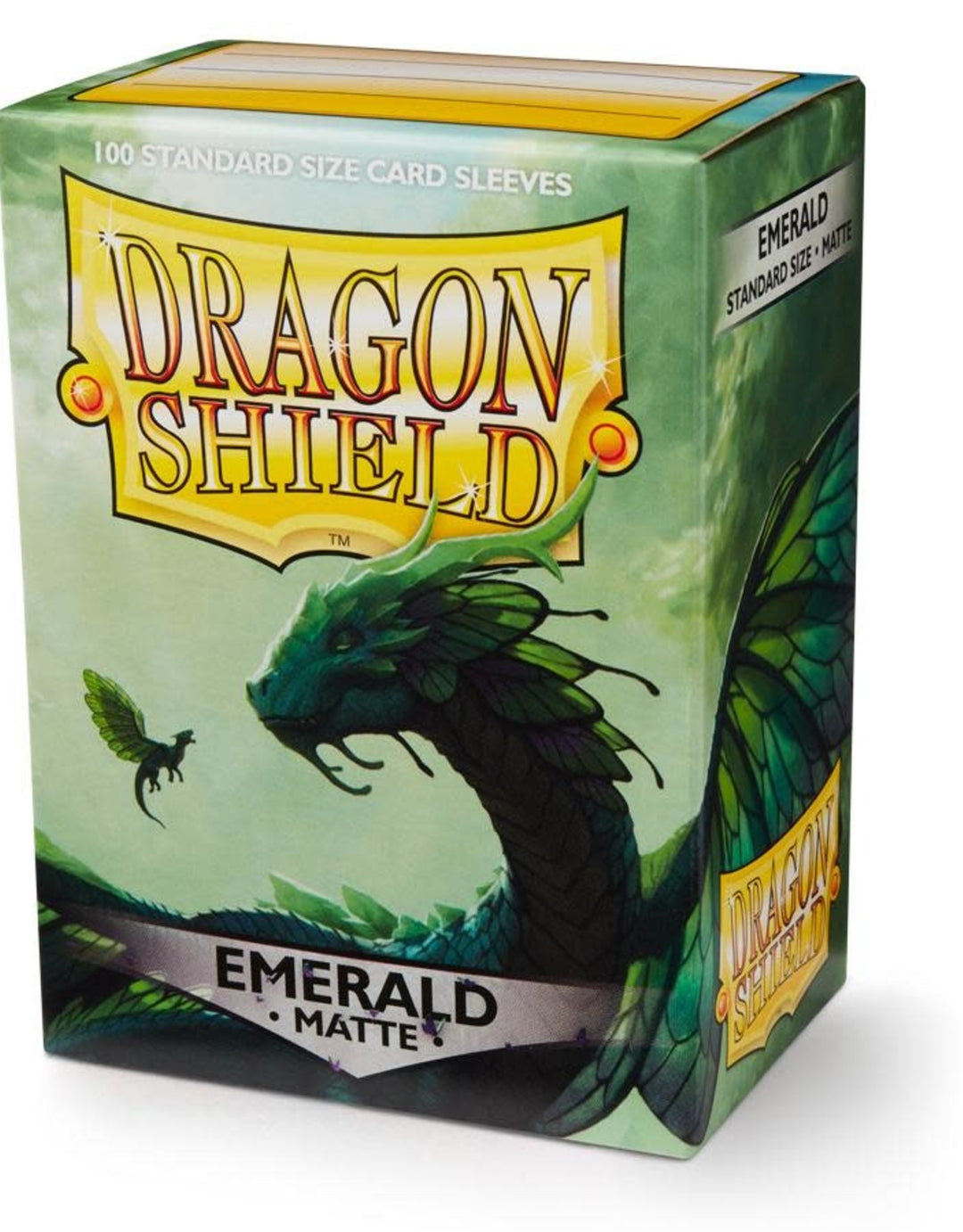 Dragon Shield Card Sleeves - Standard Matte: Emerald (100 Ct)