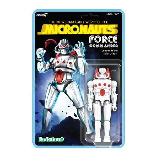 Micronauts Force Commander 3 3/4-Inch ReAction + Figure