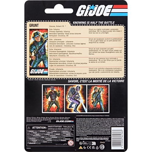 G.I. Joe Classified Series Retro Cardback Robert Grunt Graves 6-Inch Action Figure