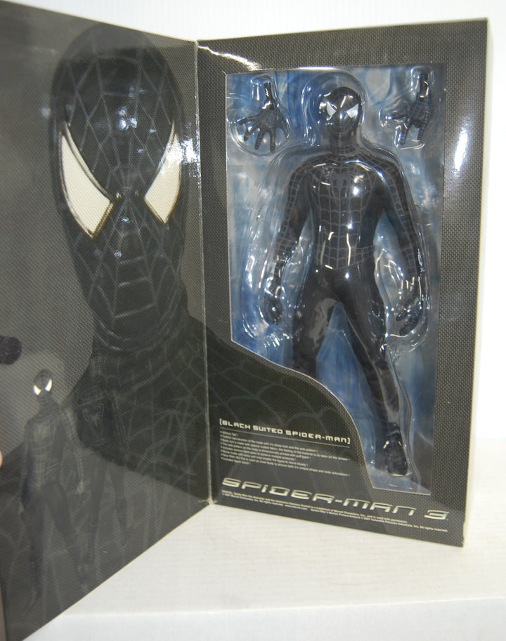 Medicom Toy Real Action Heroes - Spider-Man  3 - Black Suited Spider-Man Figure