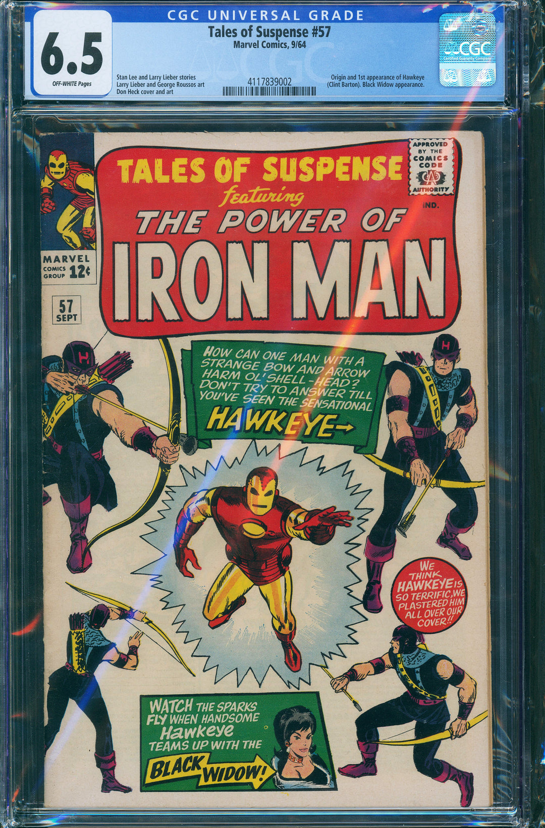 Tales Of Suspense #57 CGC 6.5