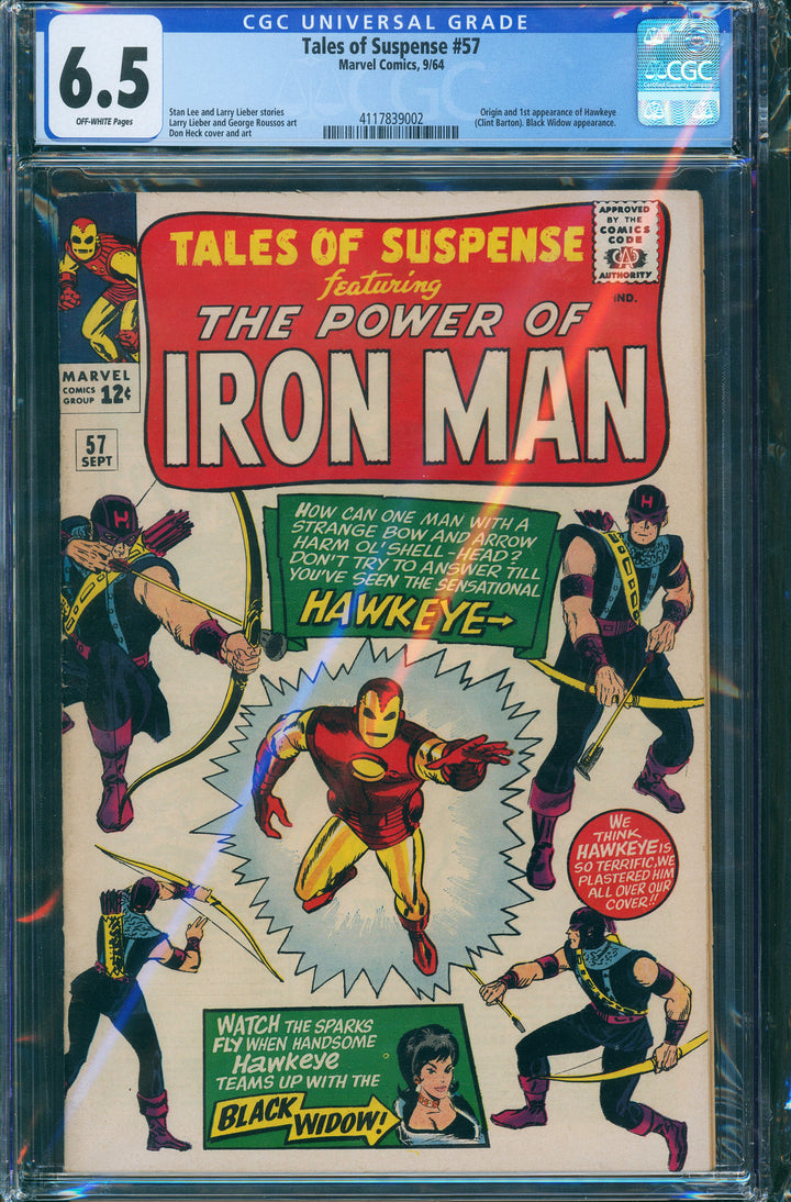 Tales Of Suspense #57 CGC 6.5
