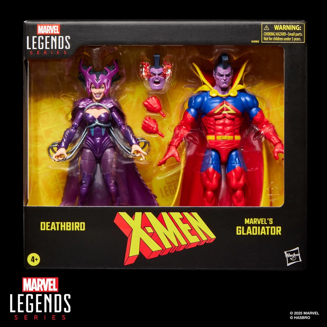 X-Men Marvel Legends Series Deathbird & Marvel’s Gladiator 6-Inch Action Figures