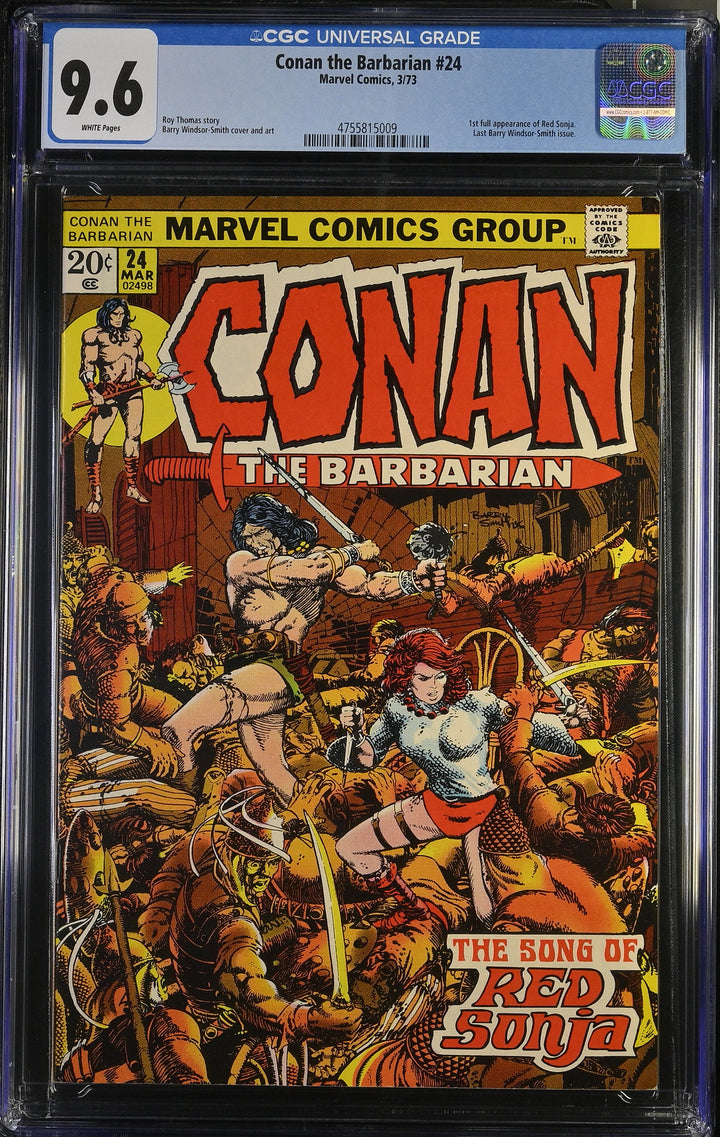 Conan the Barbarian #24 CGC 9.6