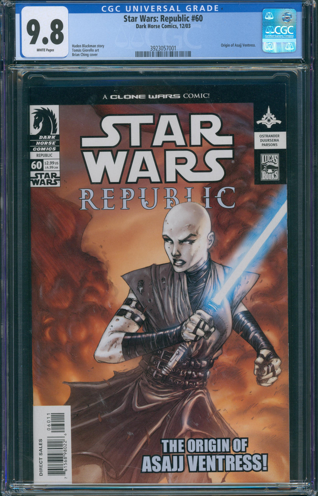 Star Wars: Republic #60 CGC 9.8