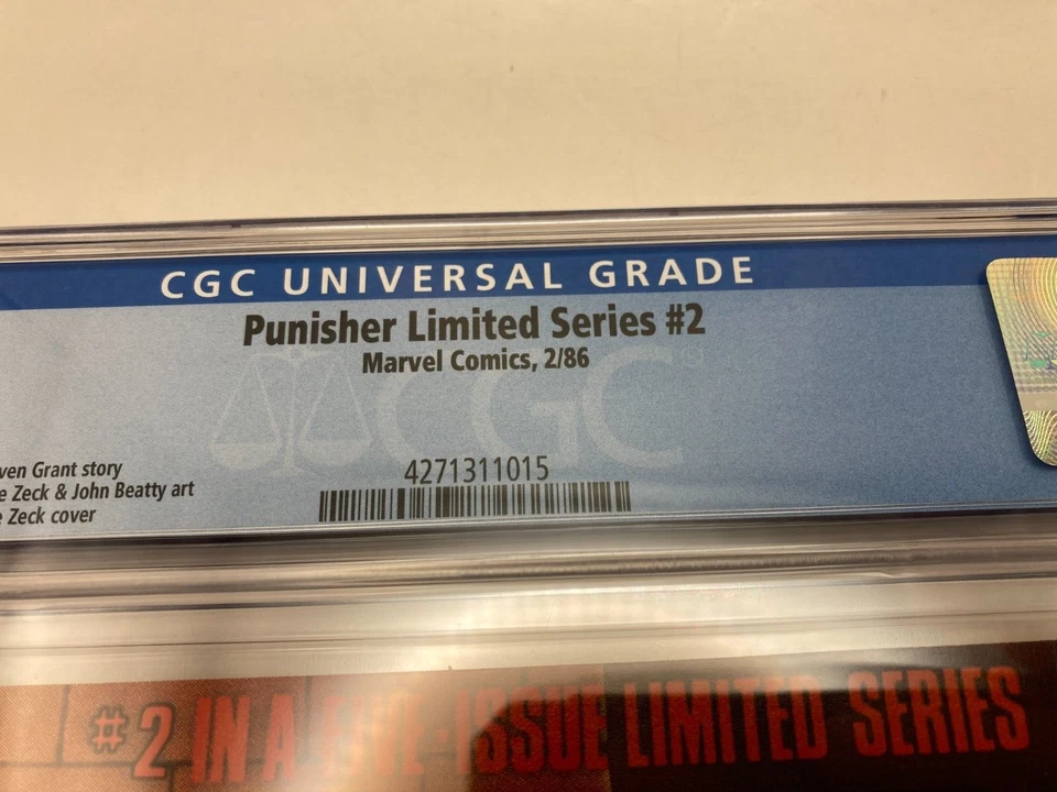 Punisher Limited Series #2 CGC 9.6