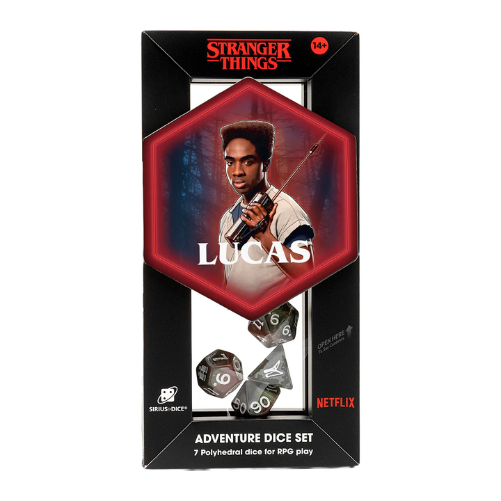 Sirius Dice: 7 Ct Stranger Things Adventure Dice - Lucas
