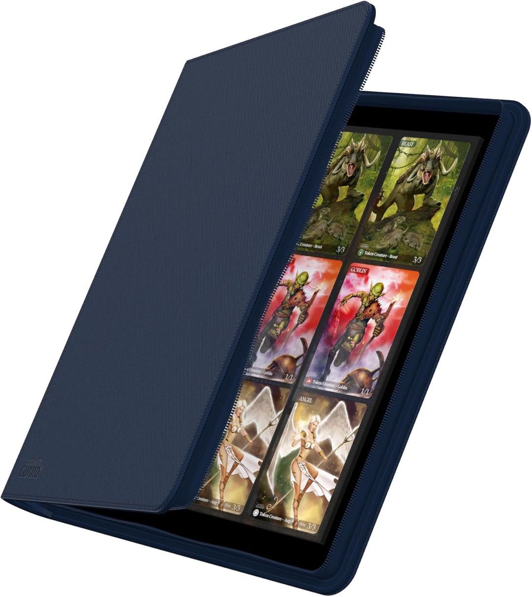 Ultimate Guard Zipfolio Quadrow - 12-Pocket - Xenoskin Dark Blue