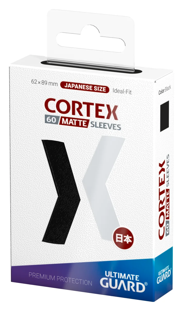 Ultimate Guard Card Sleeves: Cortex - Japanese Black Matte